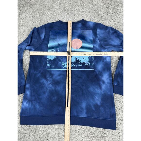 Beach Boys Sweatshirt Mens XL Blue Tie Dye Crewneck Pullover Graphic Band - Picture 8 of 11